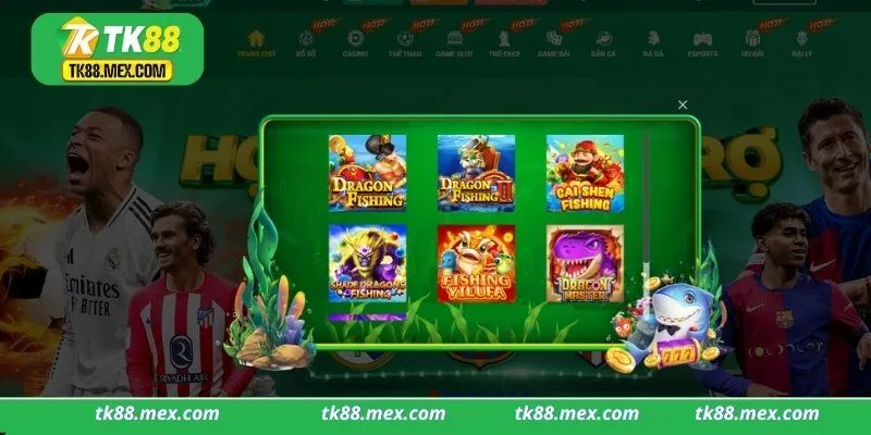 Tổng hợp kho game bắn cá khủng từ hệ thống