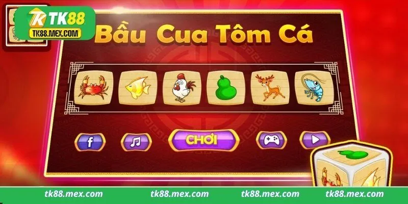 Giới thiệu về game bầu cua tôm cá Tk88 hấp dẫn