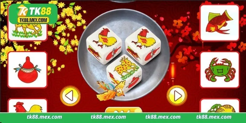 Các loại hình cược trong game bầu cua tôm cá Tk88