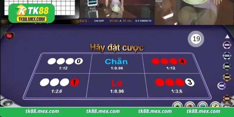 Hướng dẫn chơi game xóc đĩa đổi thưởng Tk88 dừng đúng lúc