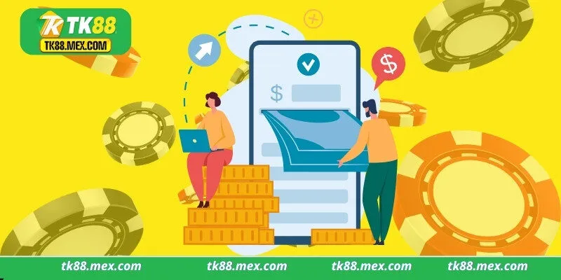 Quét mã QR để nạp tiền vào tài khoản Tk88